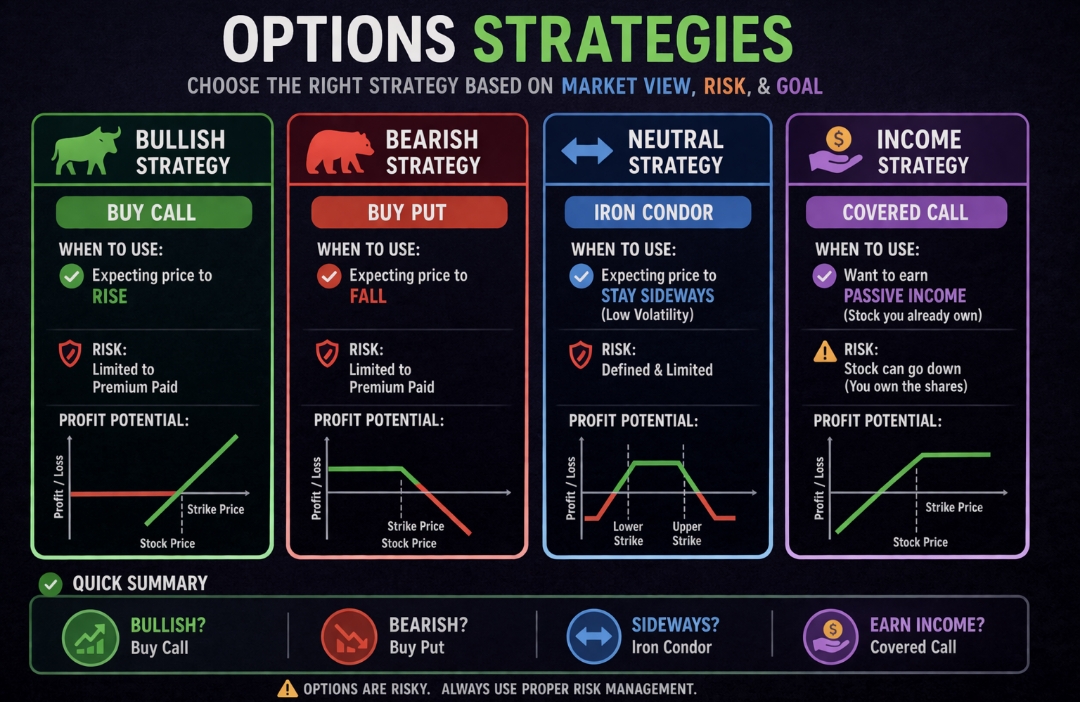 Options Trading Strategies Overview – Call Put Premium